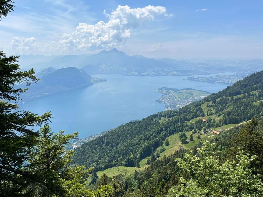 Hiking: Rigi Panoramic Trail, Switzerland